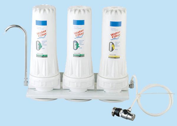 Counter Top Water Cartridge Filter Vessels With PP Cartridge Filter Housing For