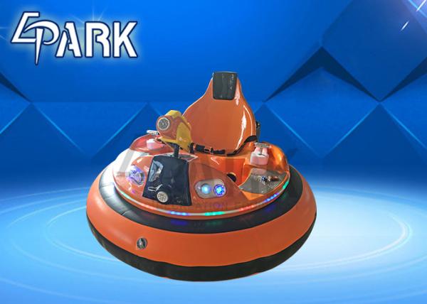 Air Spring UFO Music Shooting Kids Bumper Car Working Time 8 - 10 Hours