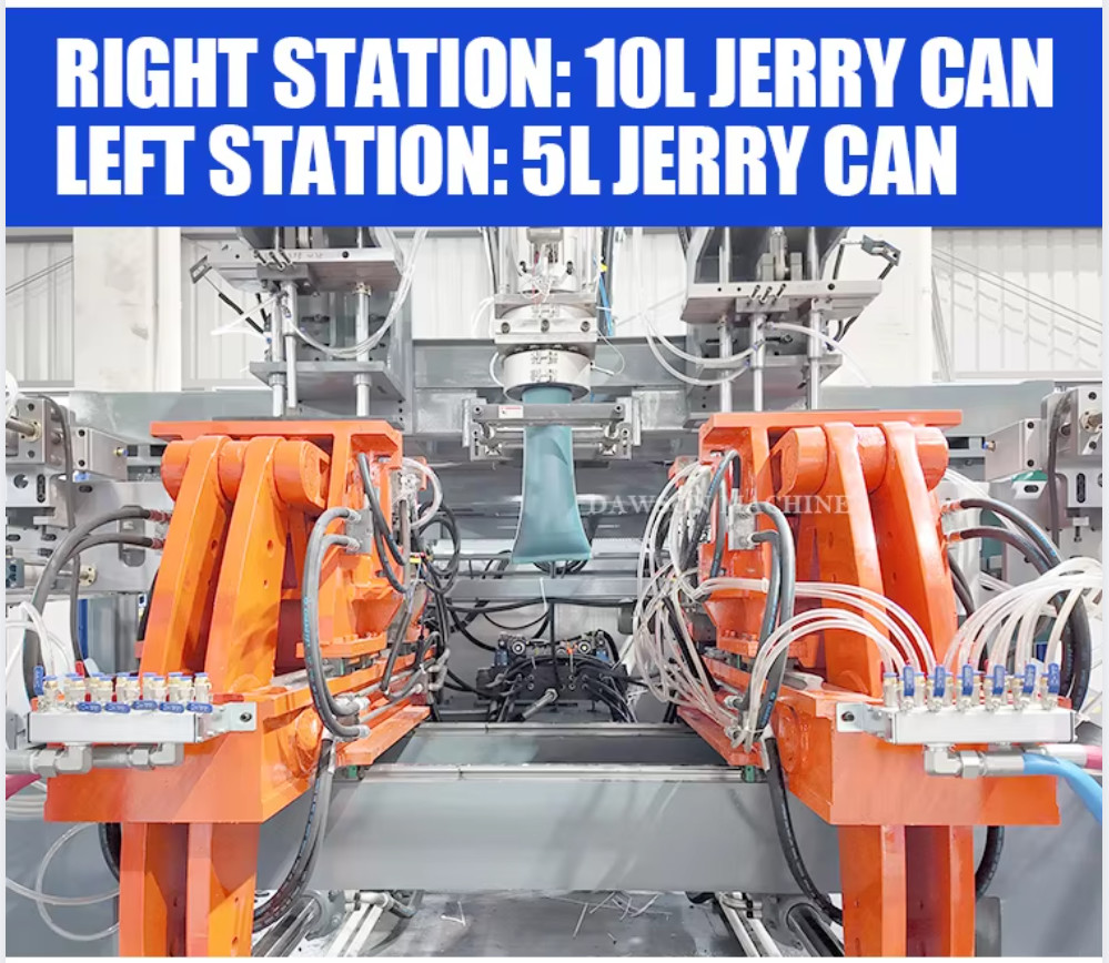 5L 10L HDPE Plastic Bottle Blow Moulding Machine Jerrycan Extrusion Blow Molding Machine