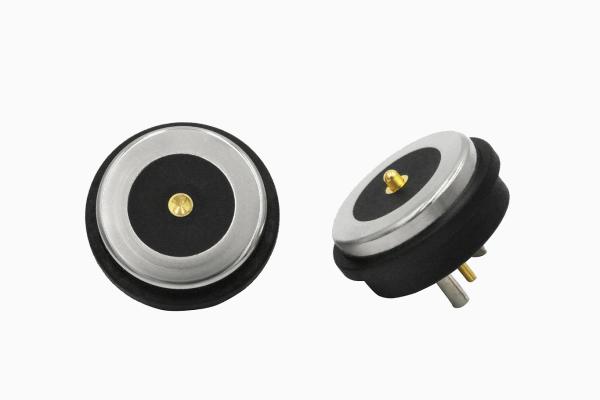 10.5mm Round Magnetic Connector Waterproof 12v Magnetic Power Connector Black /