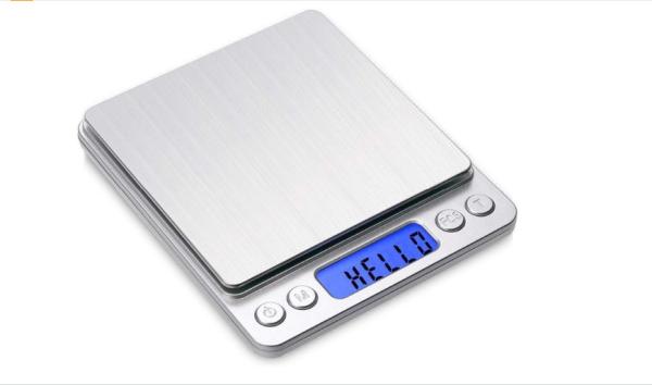 Quality Digital Kitchen Scale 3kg/0.1g 500g/0.01g,1kg/0.1g,2kg/0.1g,3kg/0.1g  Stainless Steel LCD Electric Electronic Gram for sale