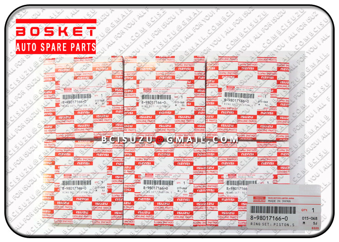 8-98017166-0 Isuzu Liner Set Piston Ring For XYB 4HK1 8980171660