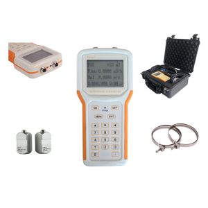 Good Stability Ultrasonic Handheld Flow Meter IP65 For Mobile Measurement