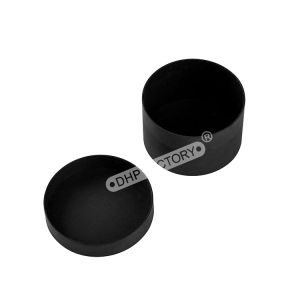 Premium Black Round Cardboard Gift Boxes With Lids And Foam Insert