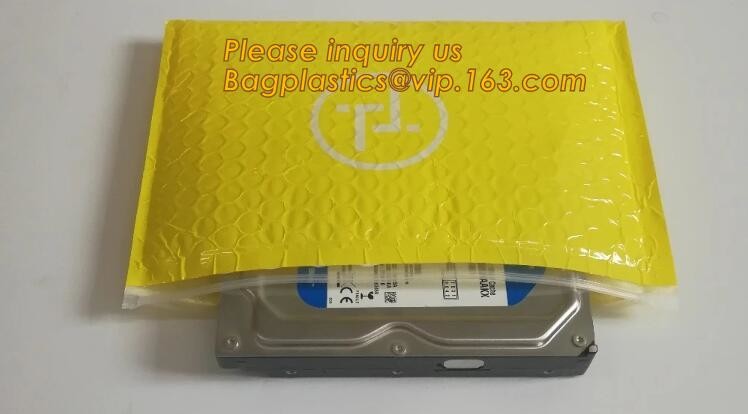 Custom Bubble Zip lockkk Packaging Bag Slider Padded Bag,Anti Shock Plastic PE Material Mailer Zip Lock Padded Bag /Slider
