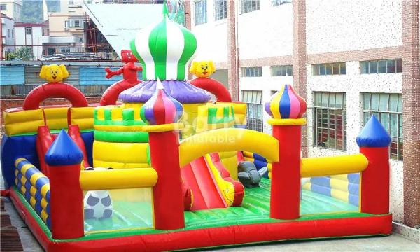 BSCI Slide Bouncy Castles Indoor Inflatable Bouncers For Play Centre Jumper