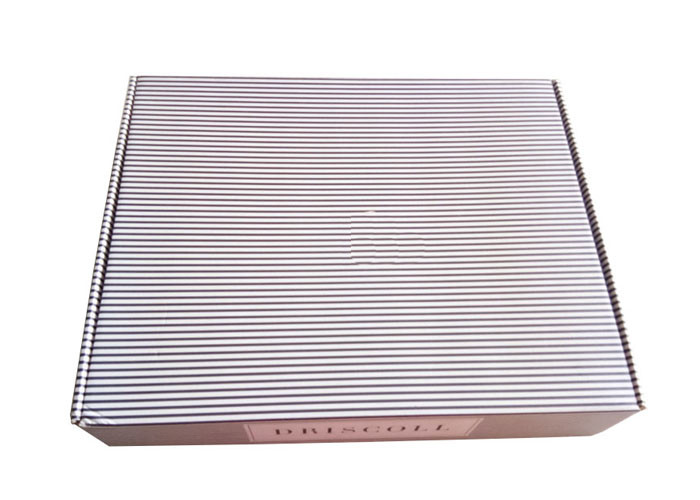 Strips Flat Folding Corrugated Gift Box For Dress And Hairs Packing