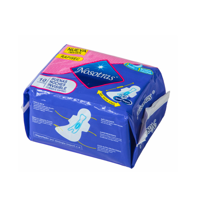 Super Spread Absorb Chip Disposable Women Pure Cotton 3D Anti Leakage Sanitary Pads Napkin Size Ultra Thin