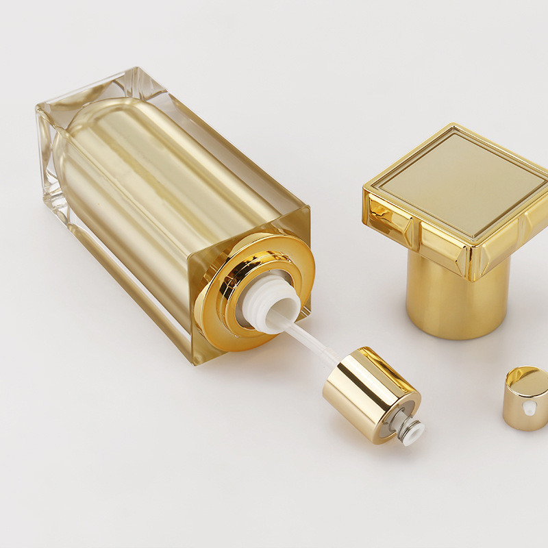 120ml Essential Oil Gold Deluxe Cosmetic Glass Bottles
