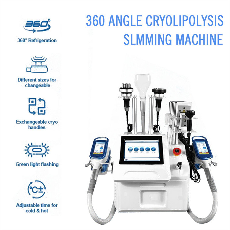 6 In 1 Cryolipolysis Slimming Machine Fat Reduce 360 Degree Fat Freeze Body Shaping