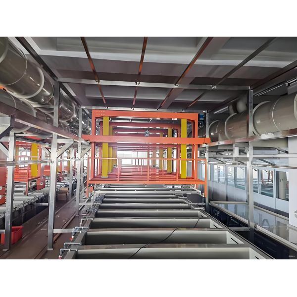 PLC-Controlled Automated Anodizing Line with 3 Anodizing Tanks for 3600×1300