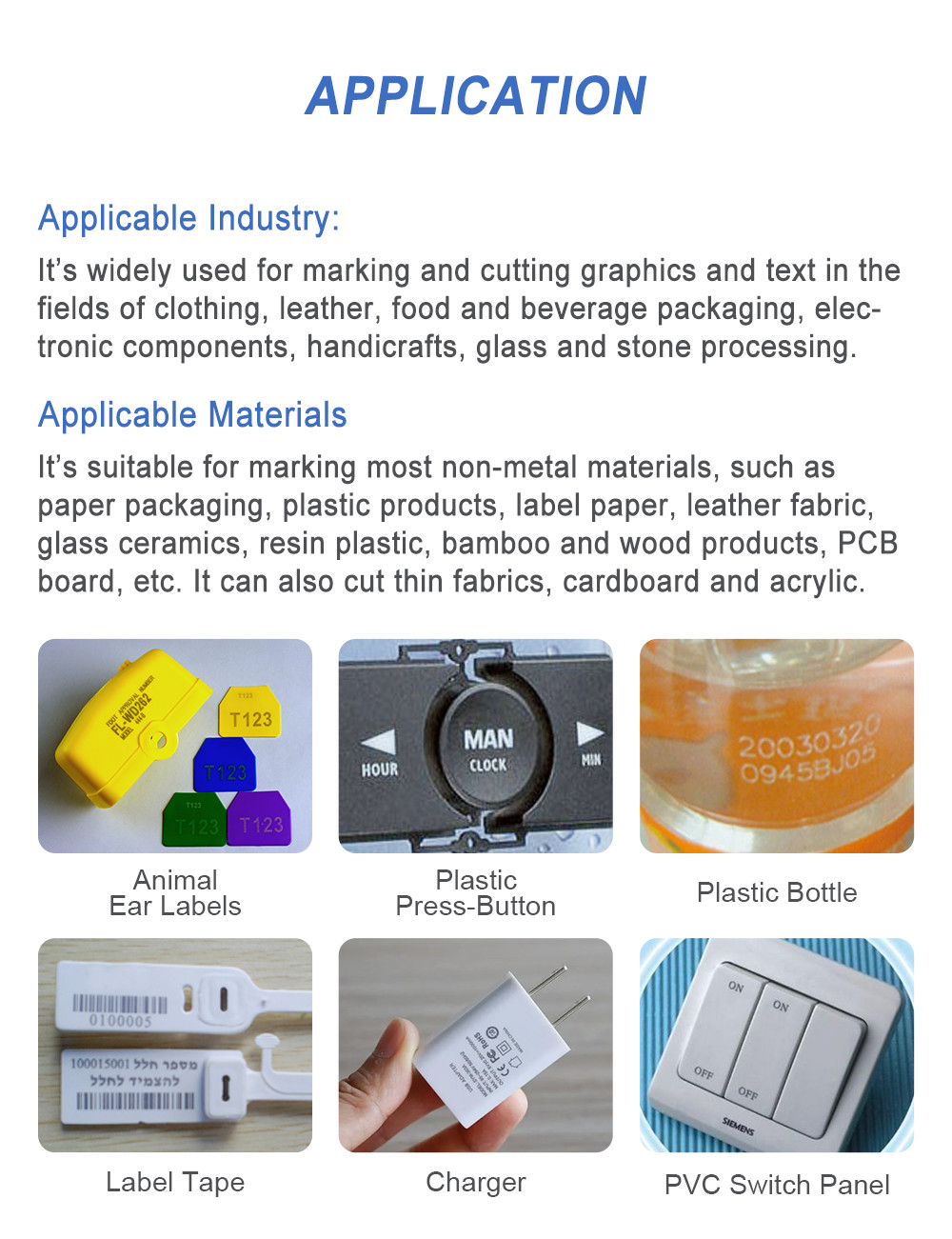 30W Mini Desktop Co2 Laser Marking Machine For Nonmetallic Material Wood Leather Glass