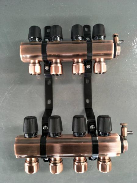 Forged House Water Manifold , B8 Mould Cooling Brass Water Manifold Fine