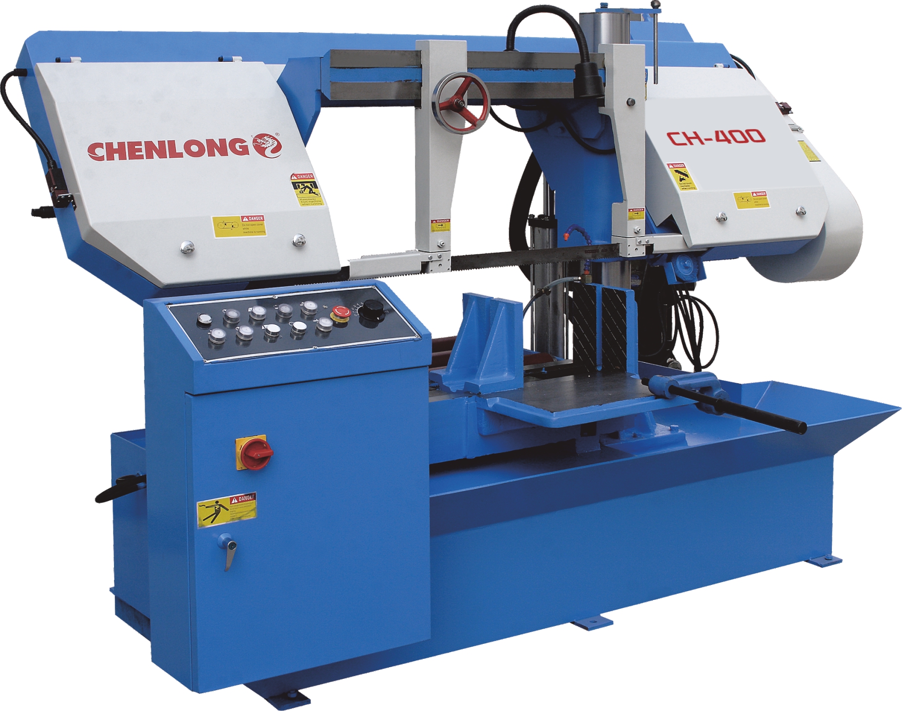 CH-400 Manual Work Feeding Horizontal Metal Cutting Bandsaw Machine