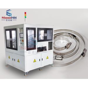  American Type Hose Clamp Machine With 2 Housing Custom Hose Clamp Automatic Assembly Machine Manufactures