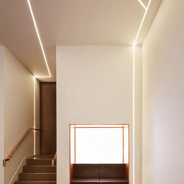 Quality 10mm Home Anodized Illumination Magnetic LED Profile for sale