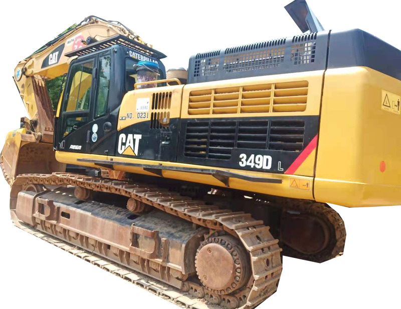 Used Caterpillar Cat 349D L Excavator 20 Tons 283 kW Power Yellow Low Working Hours