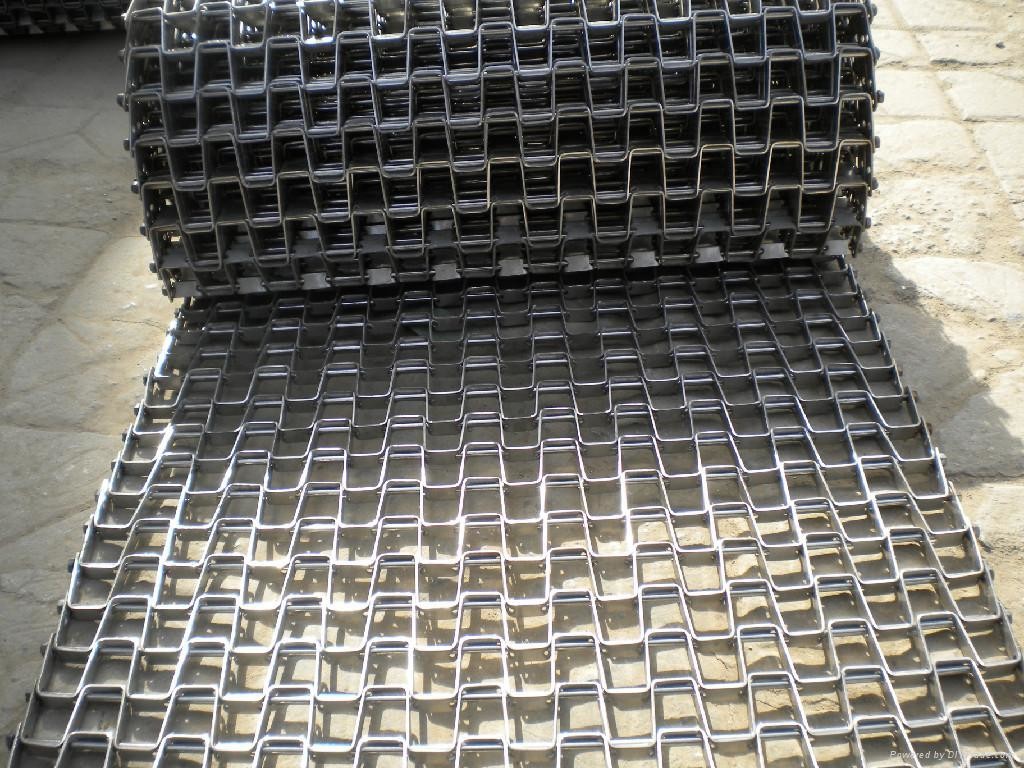 SS wire mesh belts metal conveyor beltings clinded edges flat wire conveyor belts for oven industry
