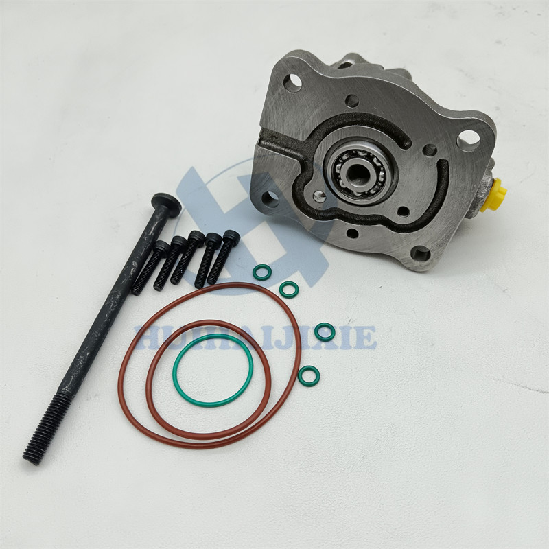 Steel Excavator Engine Parts Oil Pump 21600207 For Volvo D7D Engine EC240B EC290B