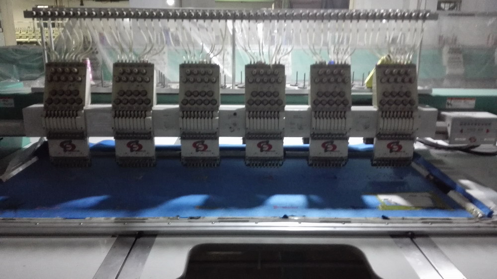 Second Hand Tajima Embroidery Machine , Used Embroidery Equipment With 850rpm Work Speed