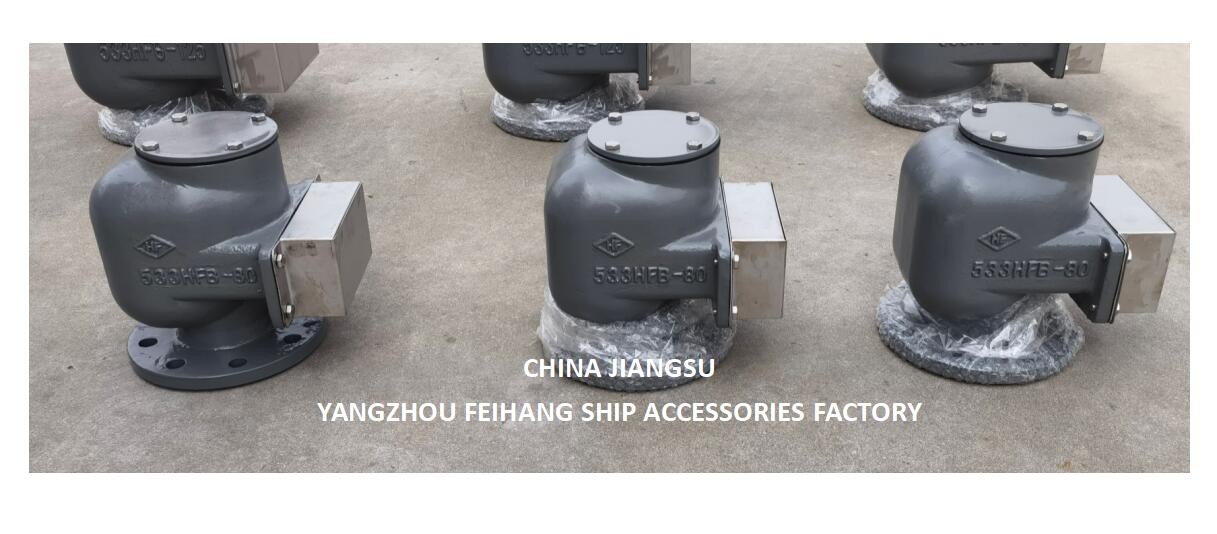 Water Ballast Tanks Air Vent Head Model-533hfb-80a Body Cast Iron And Stainless Steel Floater