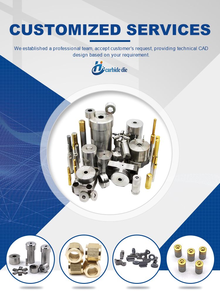 China Factory Customized Screw Second Punch M2 / M42 / HSS Screw Head Punch Hexagon Socket Punch