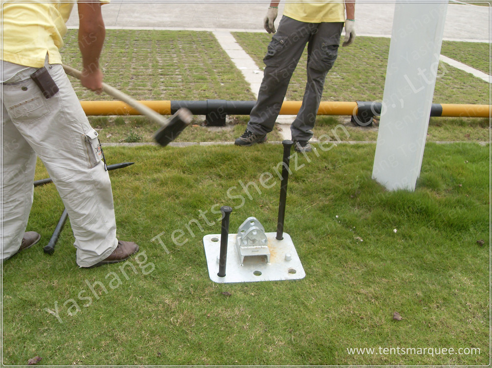 Commercial Event Tent Accessories , Tent Anchoring Stakes CE TUV Certification
