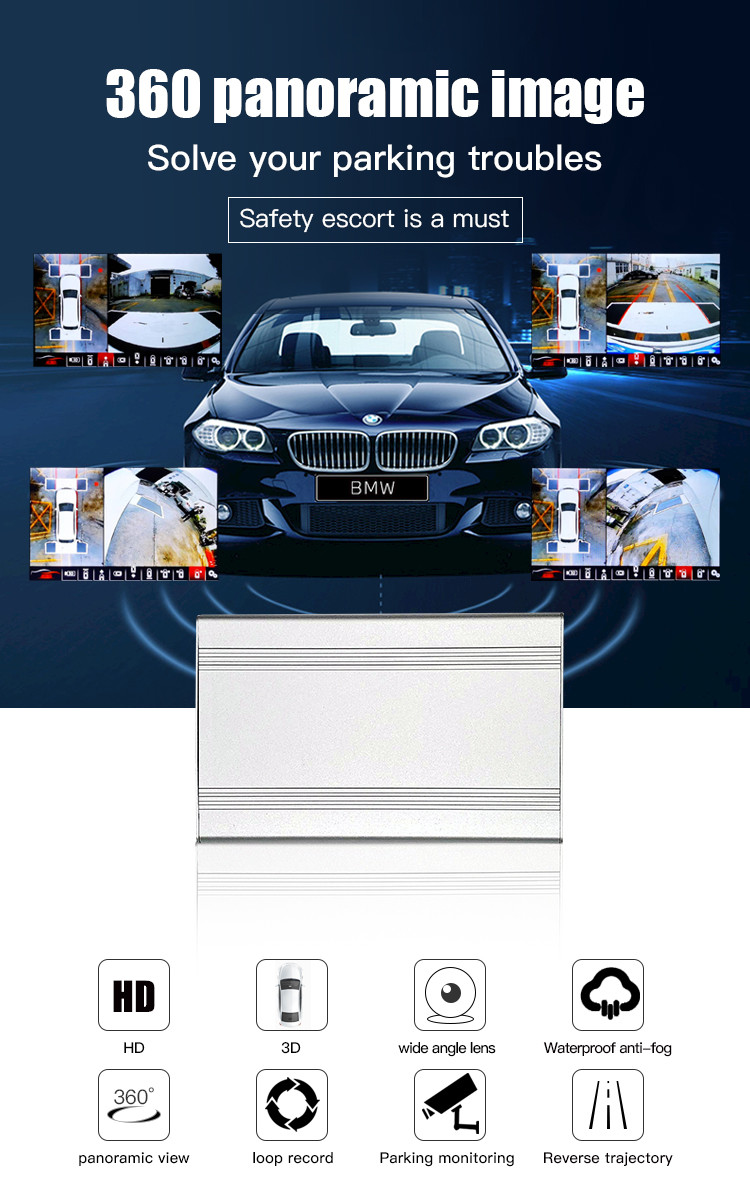 Rear View Bird View Car Cameras Systems IP69