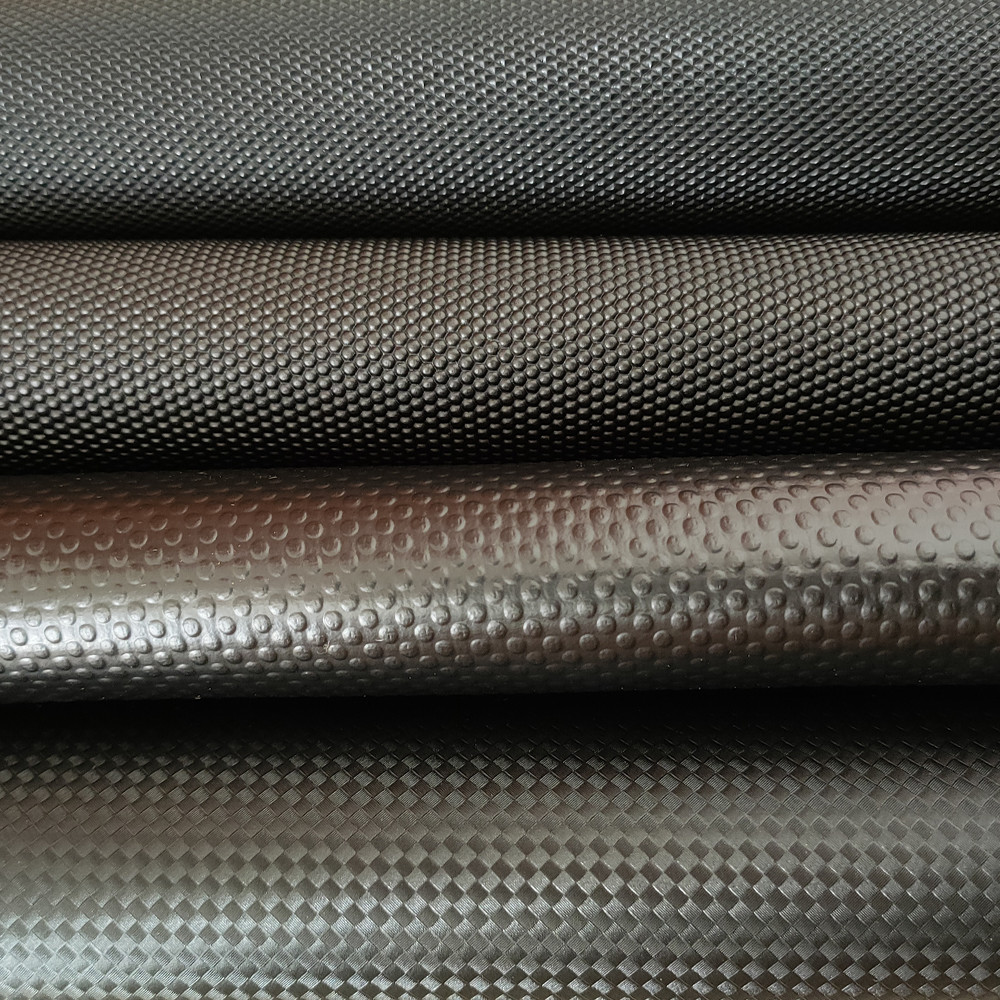 Leather grain non-slip black PVC mats/grounding mat / floor protection mat