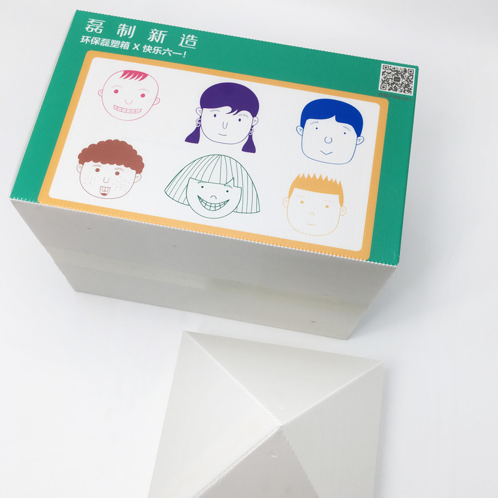 5.0mm Stackable Space Saving Plastic Corrugated Box Multi - Purpose Package
