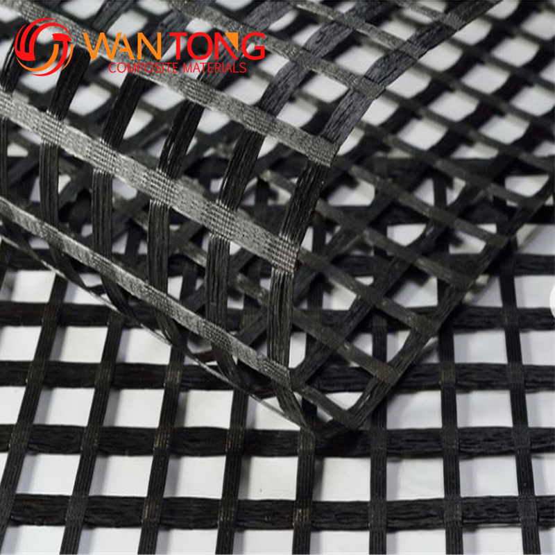 High Intensity Biaxial Glass Fiber Geogrid for Earth Working PP Plastic Biaxial Geogrid