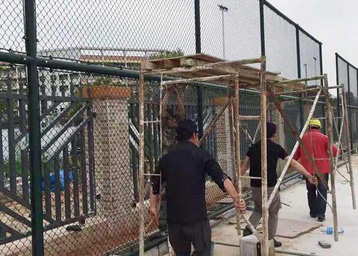 6 Foot 9 Gauge Galvanized Chain Link Fence Pvc Coated Wire