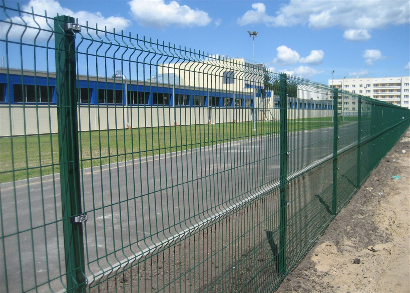 50mm*100mm PVC coated Wire Mesh Fence Panels