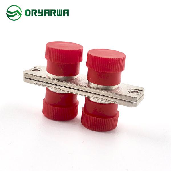 Single Mode Flange FC Fiber Optic Adapter Metal Housing JIS Standard