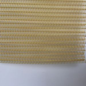 Architectural Round Wire Spiral Link Mesh , Decorative Woven Mesh For Stairway