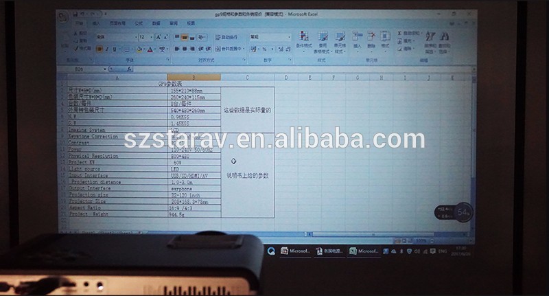 China home made video projector HDMI USB AV VGA projector cheap price