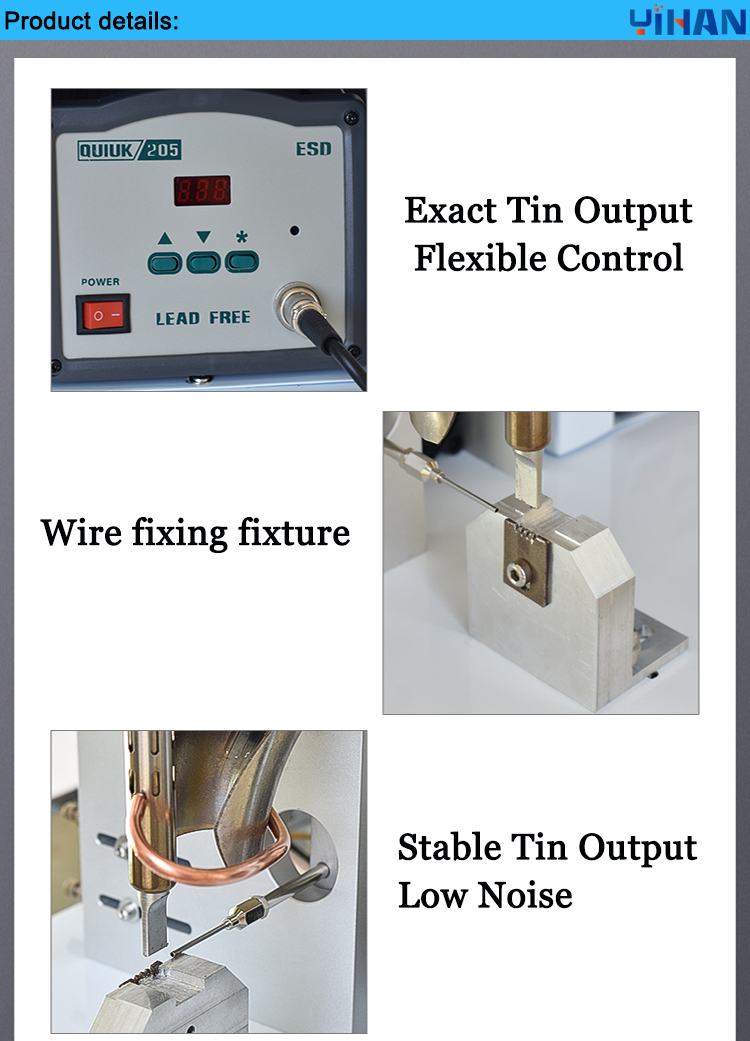 Semi Automatic Multi Wire Soldering and Welding Machine for Electronic Cable PCB USB