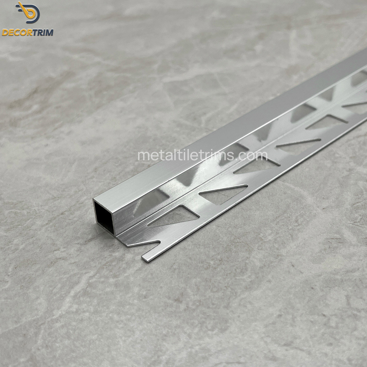 Tile Edge Trim Edging Tile Border Trim Round Shape Metal Material 2.5m