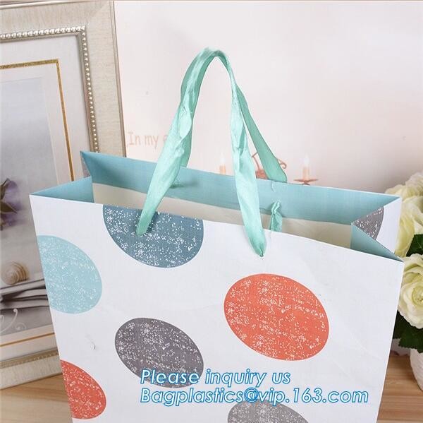 brown kraft carrier gift paper bag with twisted handle,elegant paper carrier bag with black logo printing, bagease pack