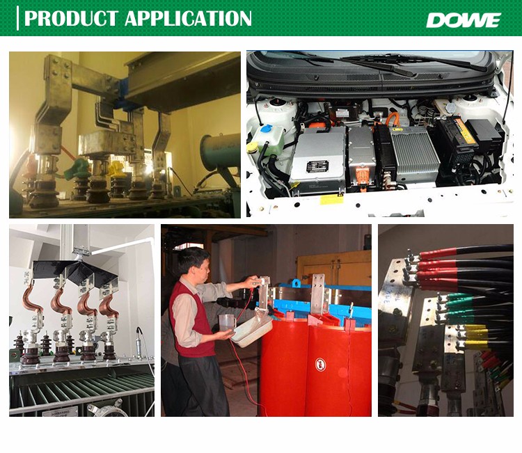 Pure wire ISO certificated copper busbar Ti electrical connecotor terminal