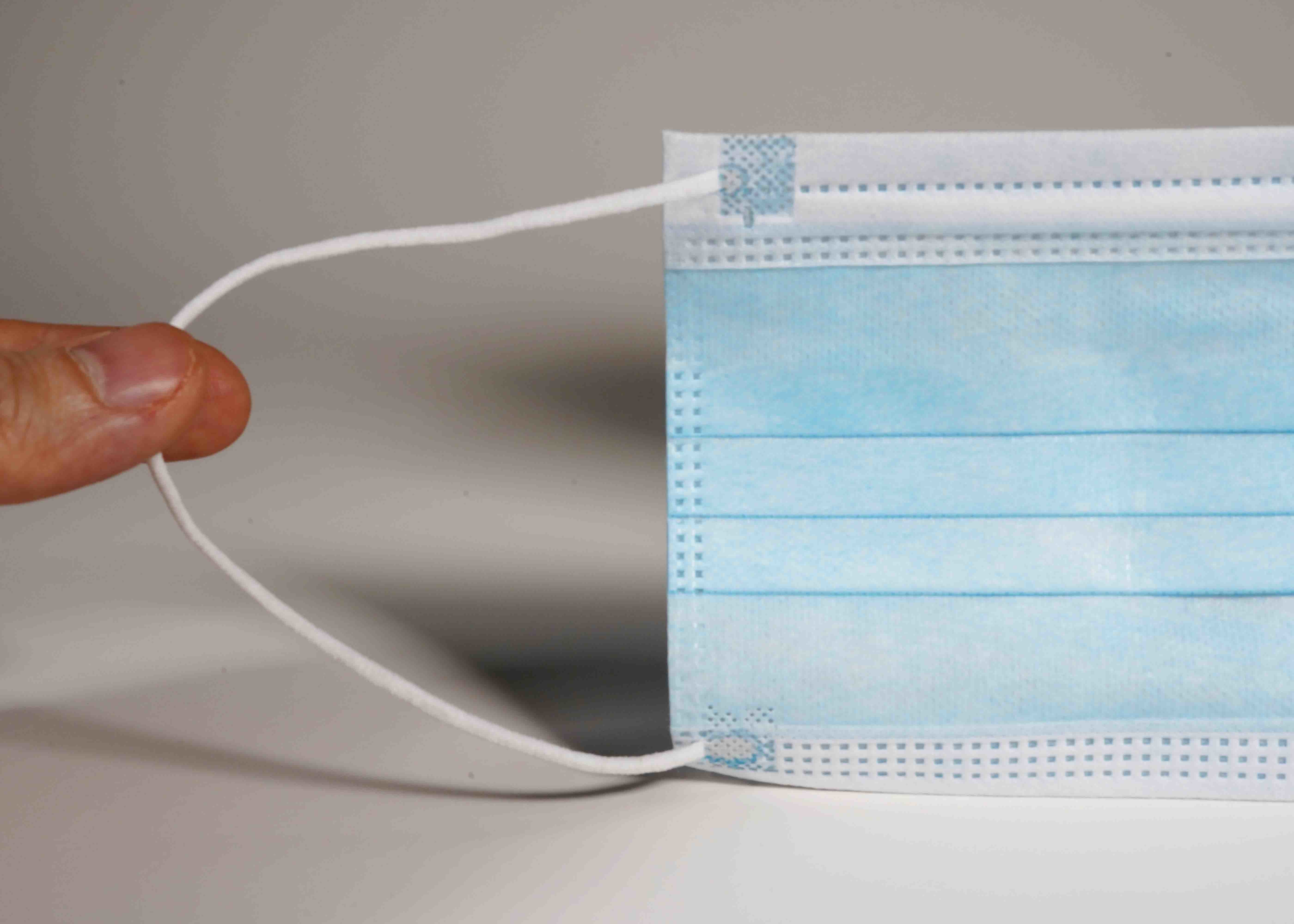 Soft Disposable Medical Mask , Earloop Medical Mask Low Breathing Resistance