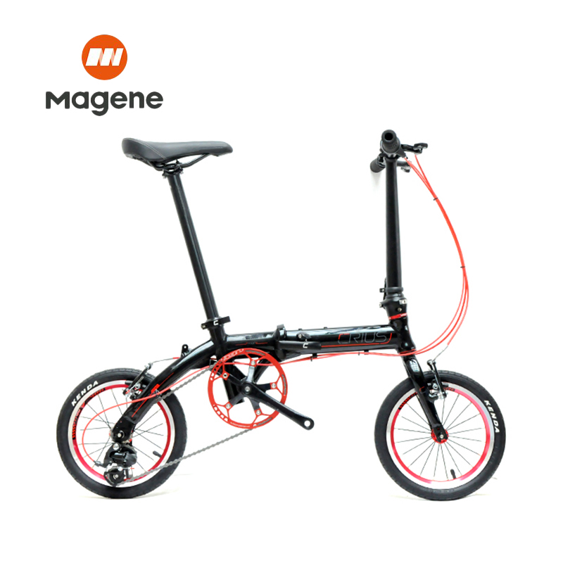 Folding Bike Birdy 14inch Aluminum Alloy Fork Single Speed Adult Bike