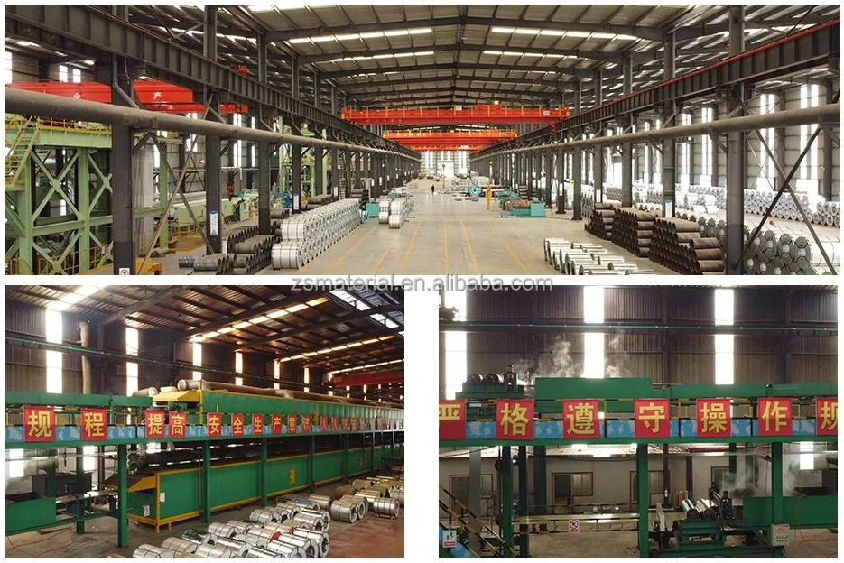 GS Certified Zinc Coated Galvanized Steel Coil for Construction and Decoration 600-1500mm Width 80g Big Spangle