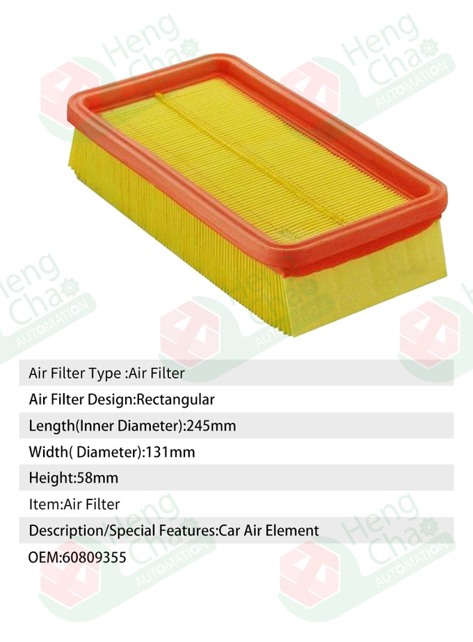 Air Element Production Equipment Production Car Air Element Oem 60809355