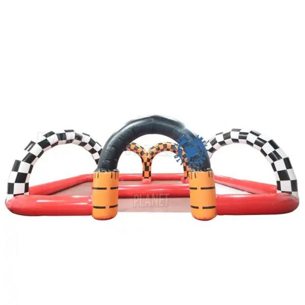 Customized Inflatable Sports Game Portable Bumper Car Track Go Kart Inflatable