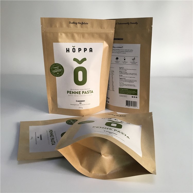 Standing Up Pouches Customized Paper Bags k Multi - Size For Dried Fruits Nuts