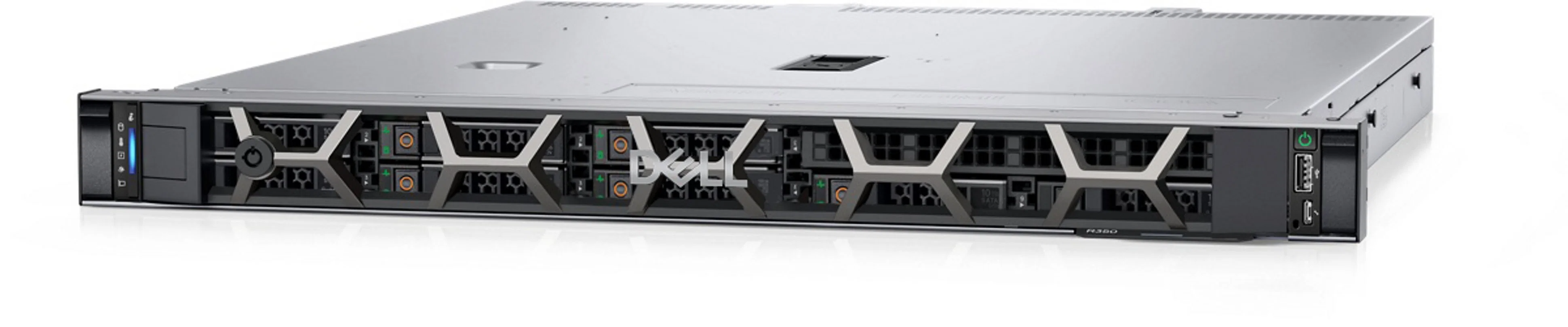 1U R350 Rack Server in the Whole Network with Intel Xeon E2324g 3.1ghz CPU and 16GB 3200mt Servers