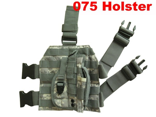 Outdoor Hunting Paintball Gun Accessories , Airsoft Molle Pouch Bag Leg Holster