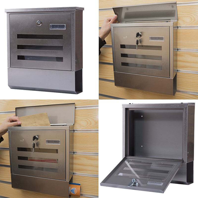 Safe Stainless Steel Residential Mailboxes For Urban Environments