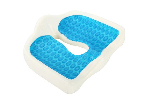 Cooling Gel Car Memory Foam Seat Cushion , Polyurethane Foam Wheelchair Cushion